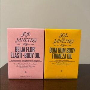 Sol de Janeiro body oil duo- Beija Flor and Bum Bum Firmeza